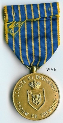 Native Chiefs Medal, reverse Baudouin type, gold class