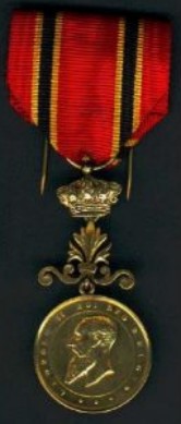 Household Medal for Foreigners, Leopold II type