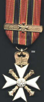 1st class Cross for Bravery etc. with bar