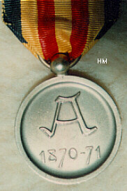 1870-71 Comm. Medal - reverse