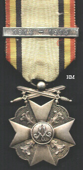 2nd Class Medal, 1914-1915 bar