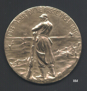 Fire Card plaque, obverse