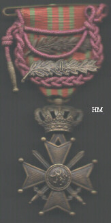 Croix de Guerre WW1 with fourragre