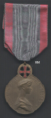 Queen Elisabeth Medal with Red Cross