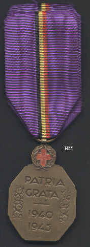 Medal of Gratitude with Red Cross reverse