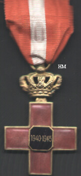 The Red Cross Honour Cross reverse