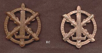 Rex Honour badges in bronze and silver