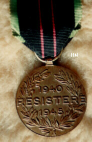 Resistance Medal reverse