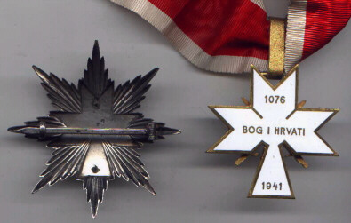 1st class with swords and star, reverse