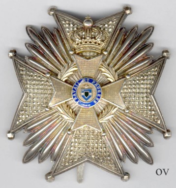 Colonial model, grand officer breast star